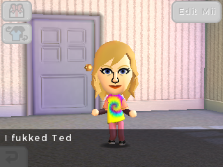 Skyler in her apartment, she's doing a little dance while saying 'I fukked Ted'.